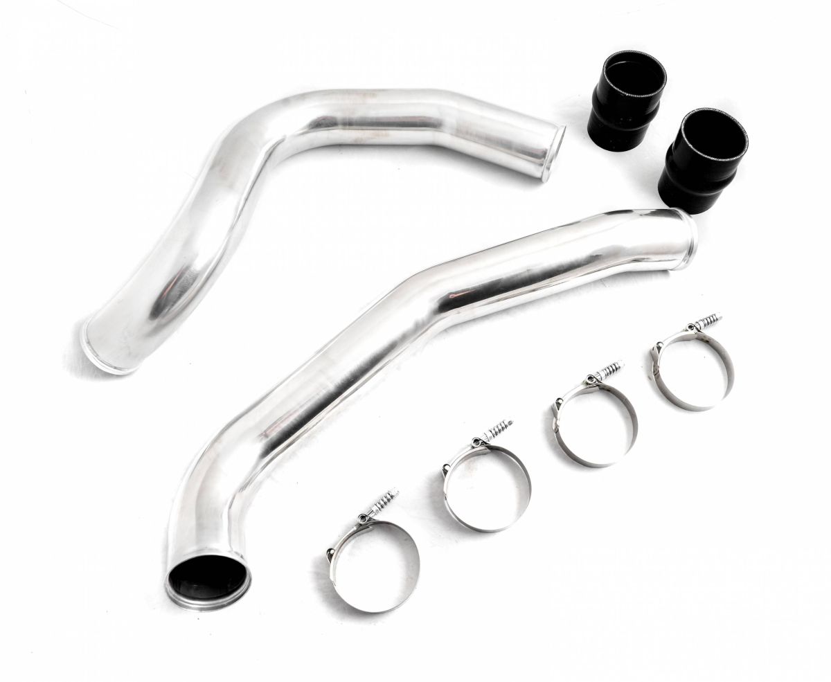 Rudy's Performance Parts - Polished Intercooler Pipe Kit Hot Cold Side For 99.5-03 Ford 7.3L Powerstroke