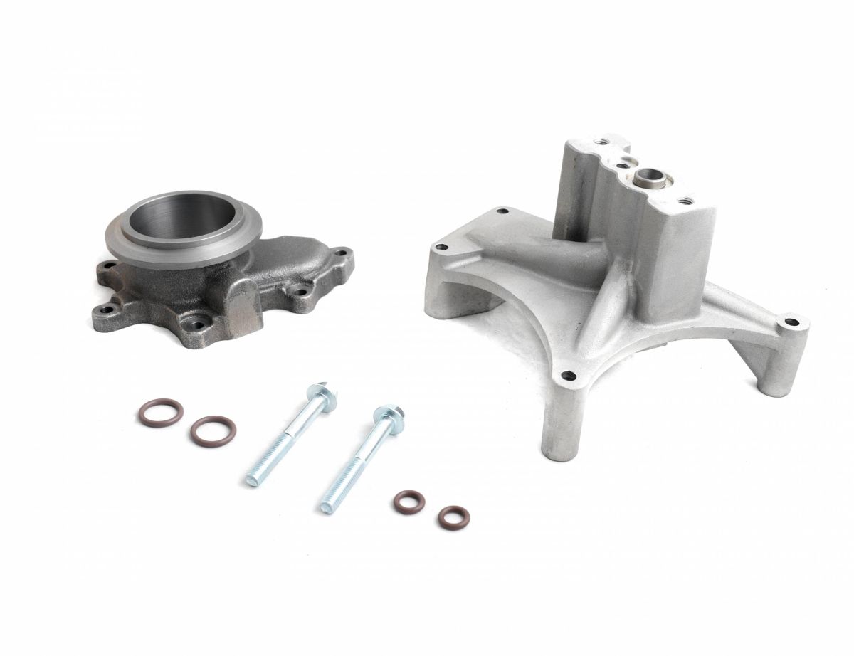 Rudy's Performance Parts - Rudy's Non EBP Valve Pedestal & Exhaust Housing w/ Bolts & O-Rings For 99.5-03 7.3 Powerstroke
