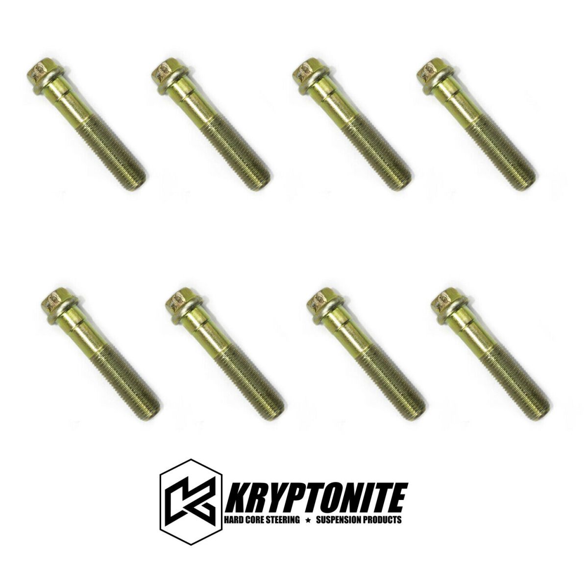 Kryptonite - Kryptonite Set Of 8 Wheel Bearing Spindle Bolts For 01-13 Chevy/GMC 2500HD/3500HD