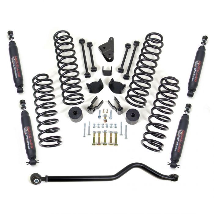 ReadyLift - ReadyLift 4" Coil Spring Lift Kit With Adjustable Track Bar & SST3000 Shocks For 07-18 Jeep Wrangler JK