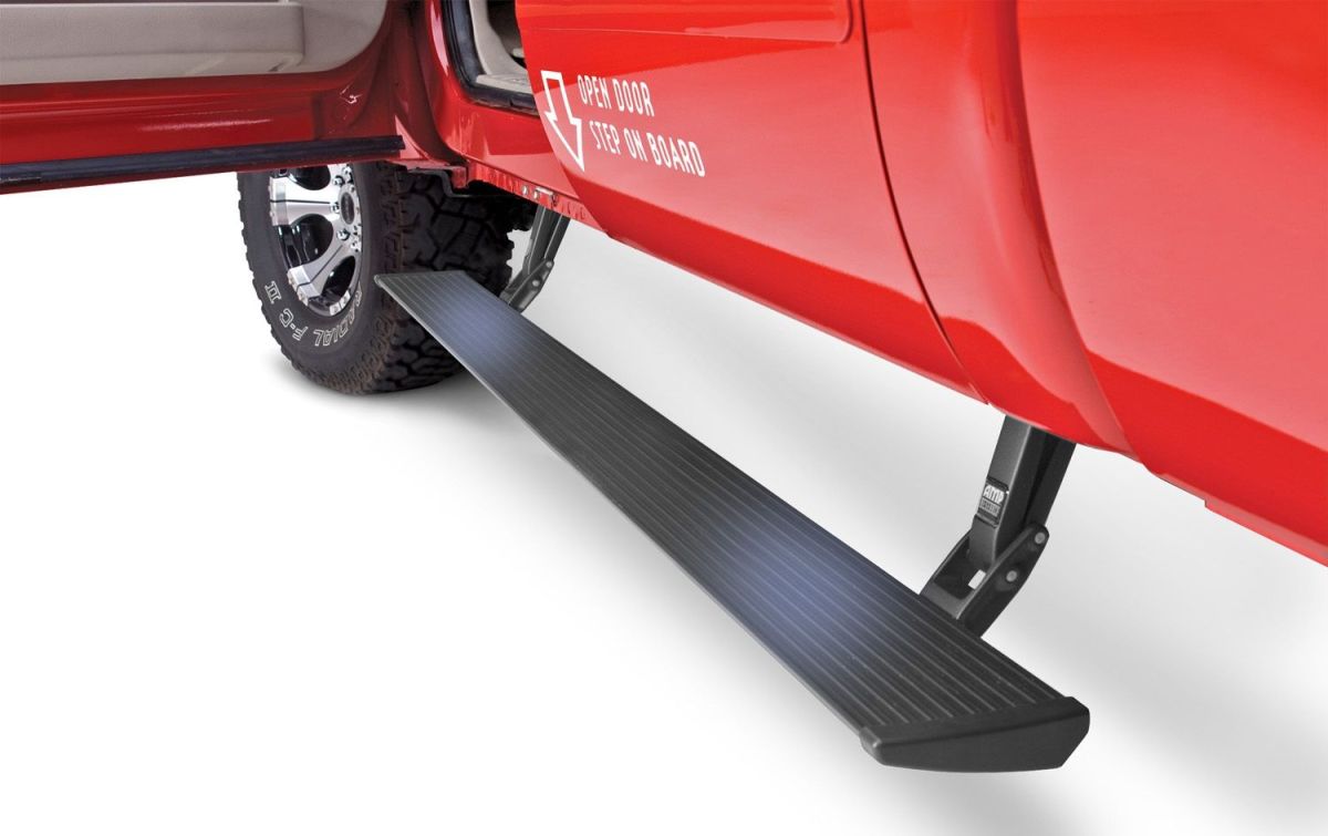 Amp Research - AMP Research Plug N Play PowerStep Electric Running Boards For 17-19 Ford Super Duty