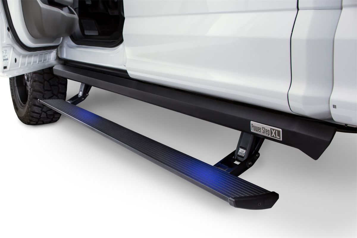 Amp Research - AMP Research Plug N Play PowerStep XL Electric Running Boards For 15-19 Ford F-150 SuperCrew Cab