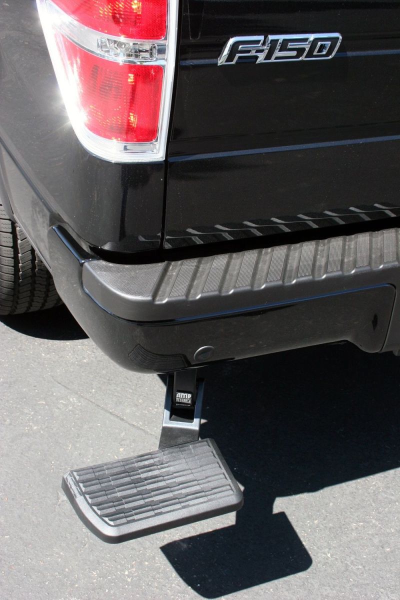 Amp Research - AMP Research BedStep Retractable Bumper Step For 06-14 Ford F-150