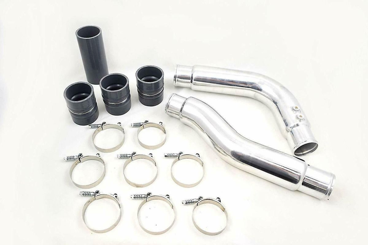 Rudy's Performance Parts - Rudy's Polished Intercooler Pipe Kit & Boots For 03-07 Dodge 5.9L Cummins Diesel