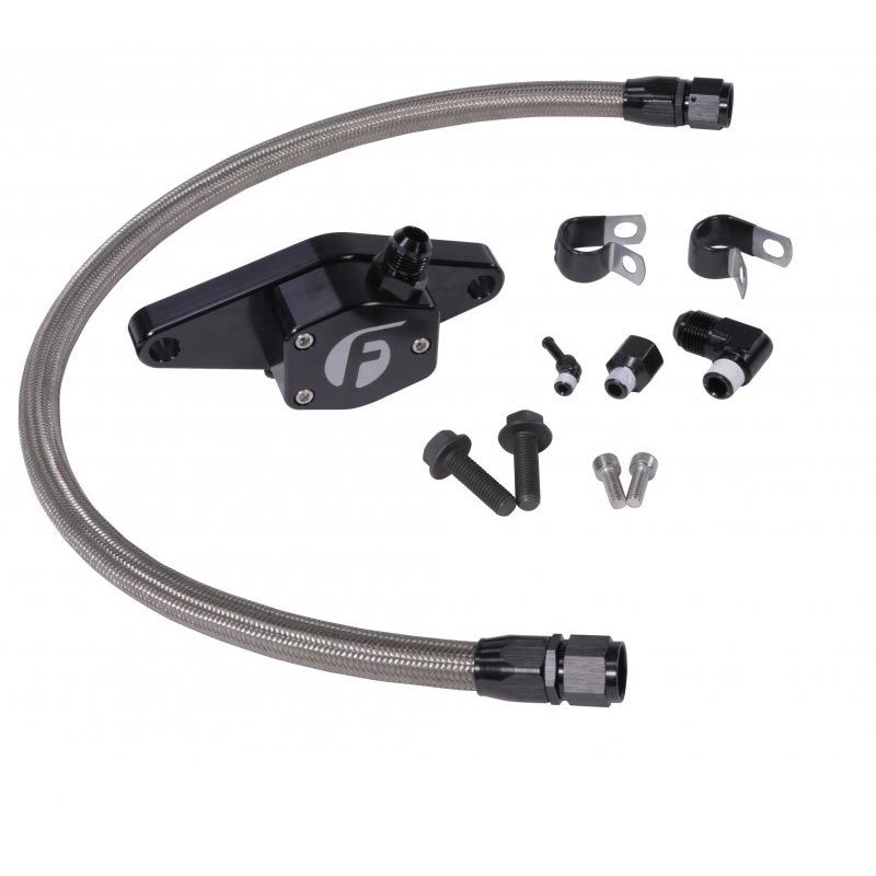 Fleece Performance Engineering - Fleece Performance Coolant Bypass Kit With Stainless Steel Line For 94-98 5.9L Cummins