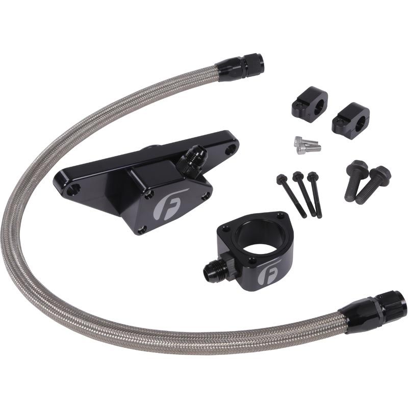 Fleece Performance Engineering - Fleece Performance Coolant Bypass Kit With Stainless Steel Line For 07.5-18 6.7L Cummins