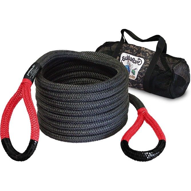 Bubba Rope  - Bubba Rope 7/8" Red 30 Foot Power Stretch Recovery Rope 28,600 Pound Breaking Strength