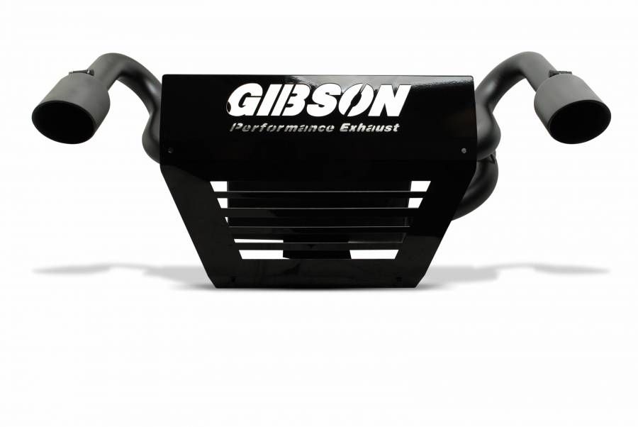 Gibson Performance Exhaust - Gibson Performance Black Dual Exhaust For 15-17 Polaris RZR XP 1000