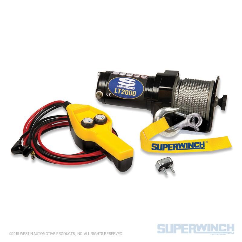 Superwinch - Superwinch ATV/UTV Utility Winch 2,000 LB Capacity With 49' Steel Cable