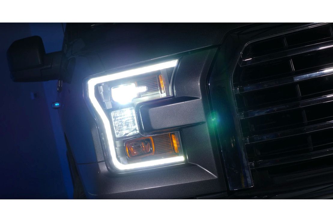 Morimoto - Morimoto XB Hybrid Headlight Assembly Set Plug & Play For 15-17 Ford F-150