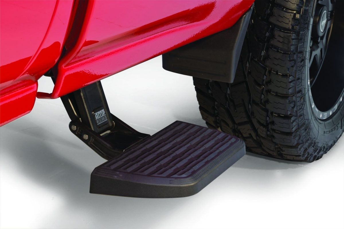 Amp Research - AMP Research BedStep2 Retractable Truck Bed Side Step For 14-19 Chevy/GMC 1500, 2500HD, 3500HD