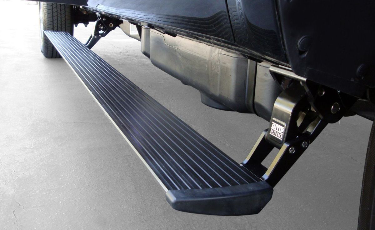 Amp Research - AMP Research Plug N Play PowerStep Electric Running Boards For 15-16 6.6L Duramax