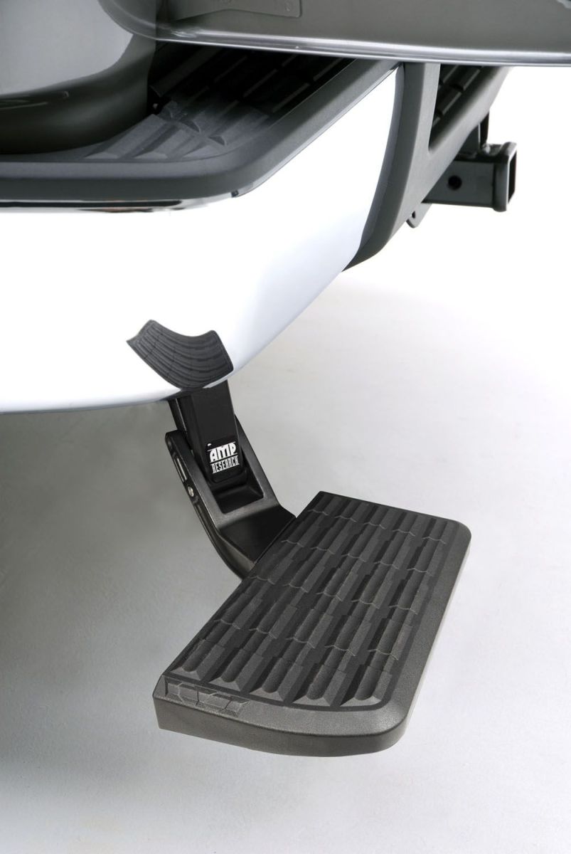 Amp Research - AMP Research BedStep Retractable Bumper Step For 15-19 Chevy/GMC 2500HD & 3500HD