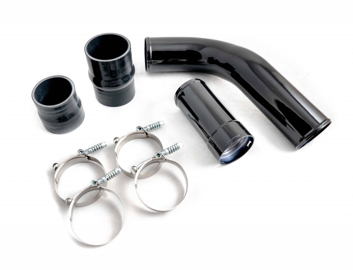 Rudy's Performance Parts - Rudy's Black Hot Side Intercooler Pipe Upgrade Kit For 11-16 6.7L Powerstroke