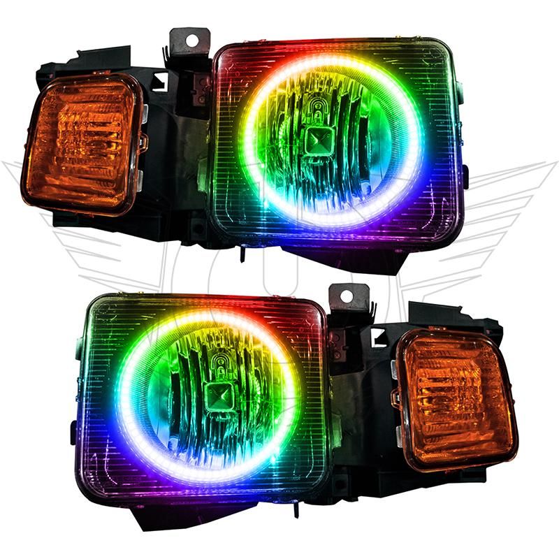 Oracle Lighting - Oracle Dynamic ColorSHIFT Headlight Assemblies For 2005-2010 Hummer H3