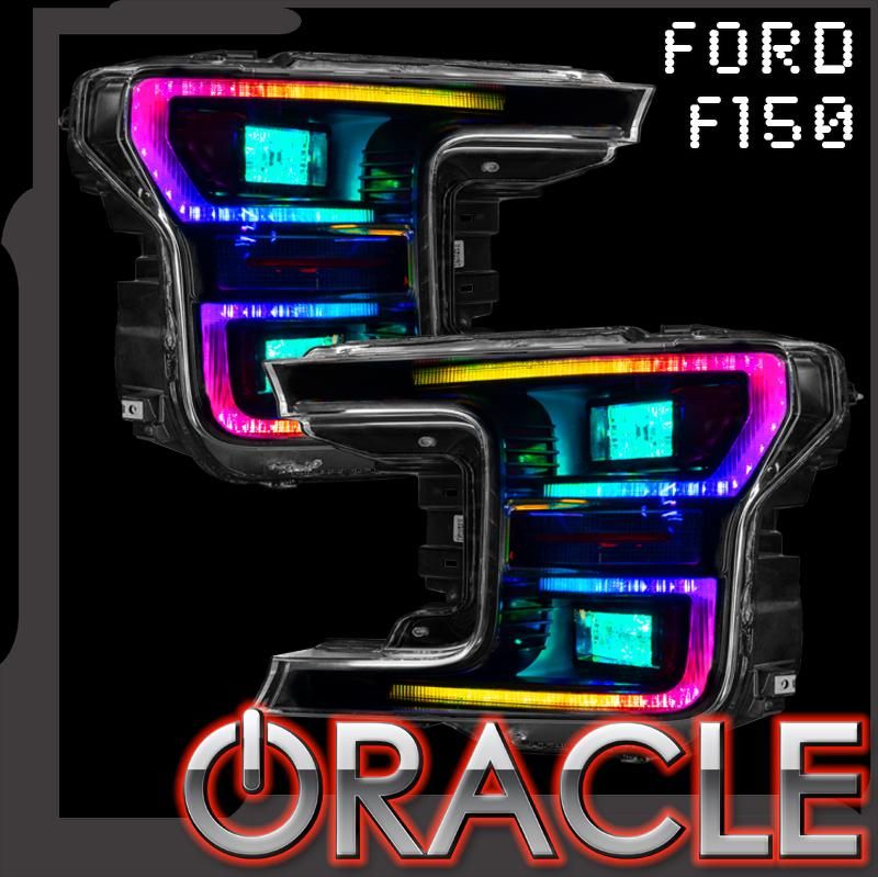 Oracle Lighting - Oracle Dynamic ColorSHIFT Headlight DRL & Turn Signals For 18-20 Ford F-150