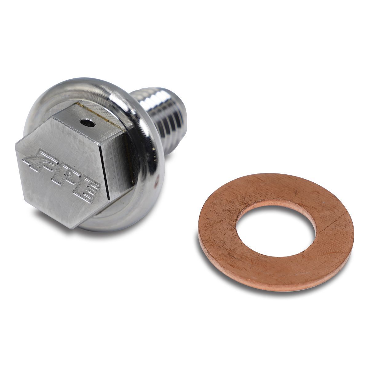 PPE - PPE Billet Hardened Stainless Steel Neodymium Magnetic Drain Plug (For OEM Engine Oil Pan) For 01-16 6.6 Duramax