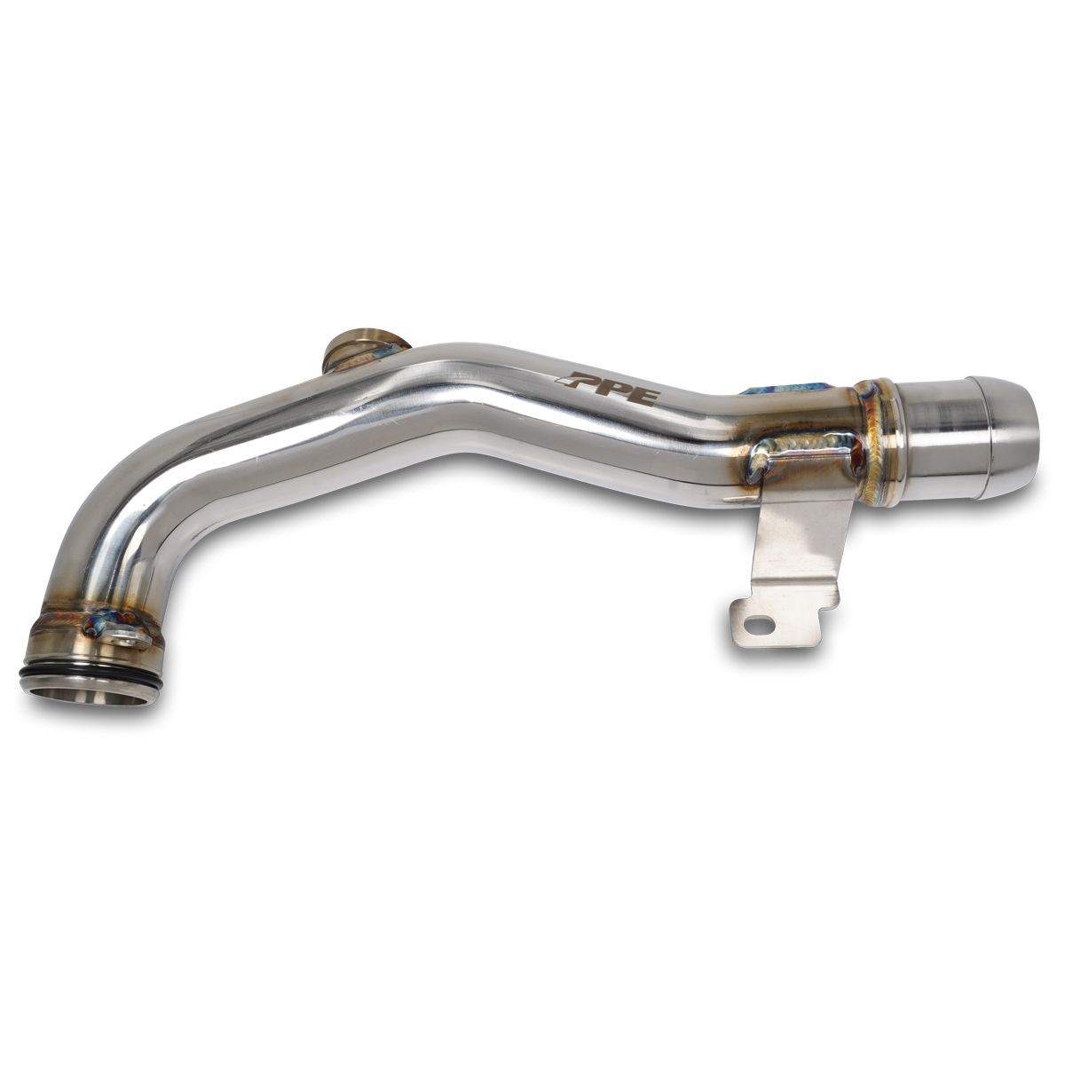 PPE - PPE Performance 304 Stainless Steel Engine Coolant Return Pipe (Polished) For 04.5-05 LLY Duramax