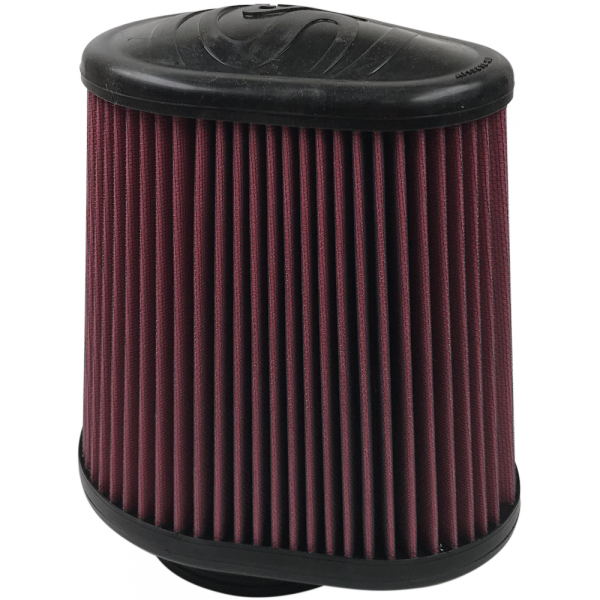 S&B - S&B Air Filter For Intake Kits 75-5104,75-5053,75-5131 Oiled Cotton Cleanable Red KF-1050