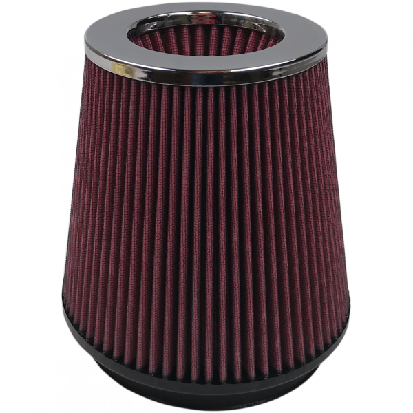 S&B - S&B Air Filter For Intake Kits 75-2557 Oiled Cotton Cleanable 6 Inch Red KF-1016