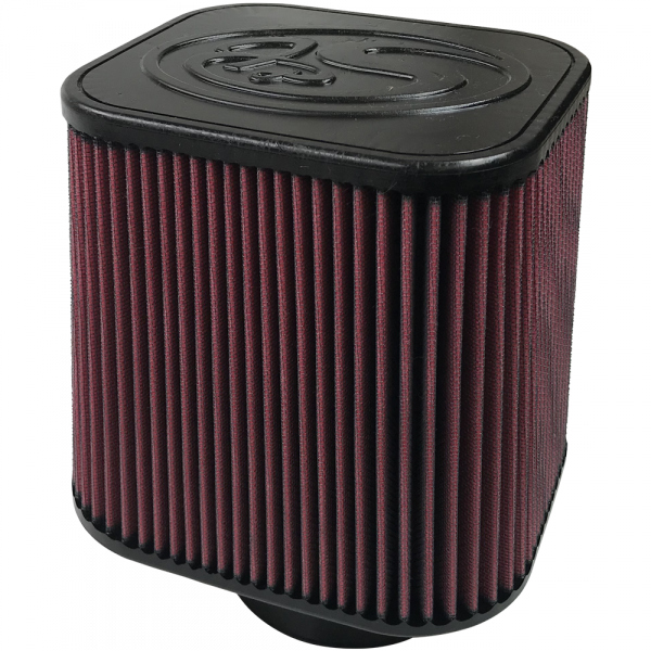 S&B - S&B Air Filter For Intake Kits 75-1532, 75-1525 Oiled Cotton Cleanable Red KF-1000