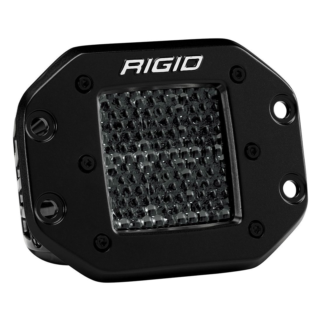 Rigid Industries - Rigid Industries Spot Diffused Midnight Flush Mount Pair D-Series Pro 212513BLK