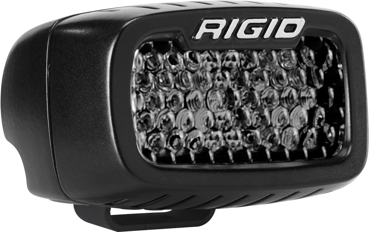 Rigid Industries - Rigid Industries Spot Diffused Midnight Surface Mount Pair SR-M Pro 902513BLK