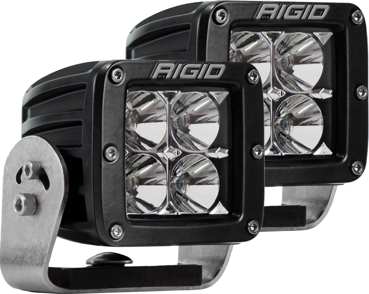 Rigid Industries - Rigid Industries Heavy Duty Mount Flood Pair D-Series Pro 222113