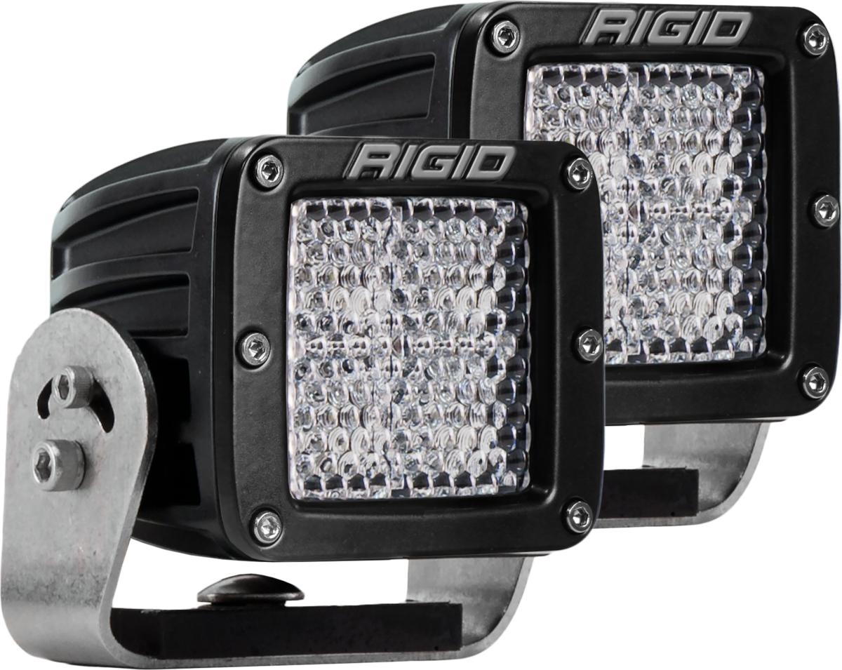 Rigid Industries - Rigid Industries Heavy Duty Mount Diffused Pair D-Series Pro 222513