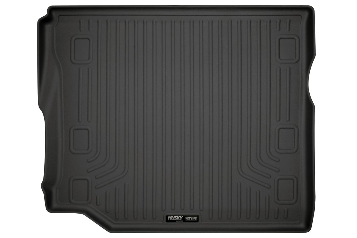 Husky Liners - Husky Liners 18 Jeep Wrangler Unlimited Rubicon Cargo Liner Has Subwoofer Black 20741