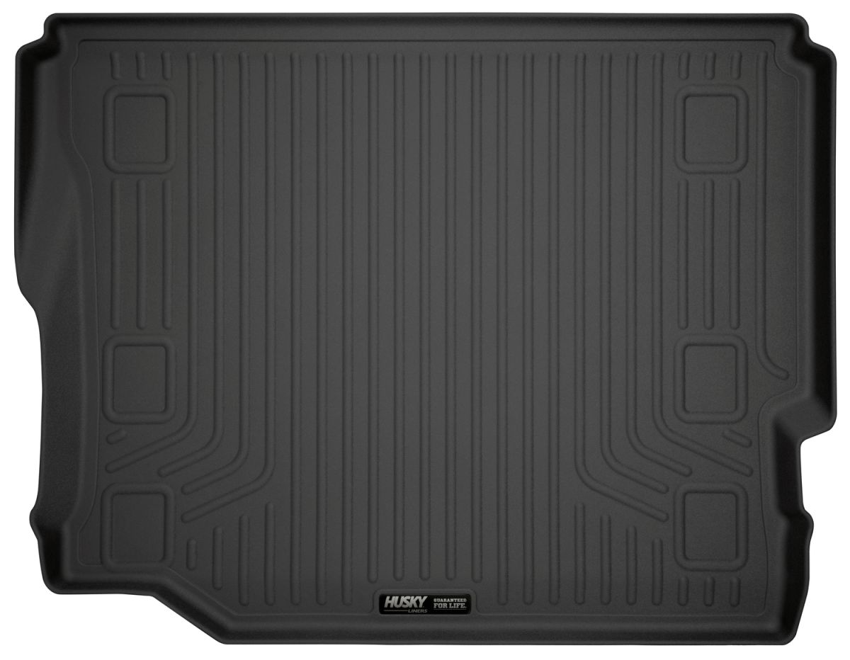 Husky Liners - Husky Liners 18 Jeep Wrangler Unlimited Rubicon Cargo Liner Does Not Have Subwoofer Black 20731