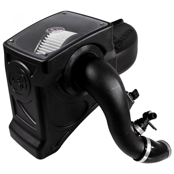 S&B - S&B Cold Air Intake For 16-19 Chevrolet Colorado GMC Canyon 2.8L Duramax Dry Dry Extendable White 75-5086D