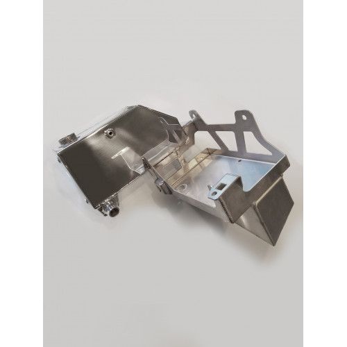 No Limit Fabrication - No Limit Fabrication Factory Replacement Aluminum Coolant Tank Polished 6.7 Power Stroke 67FRCTP