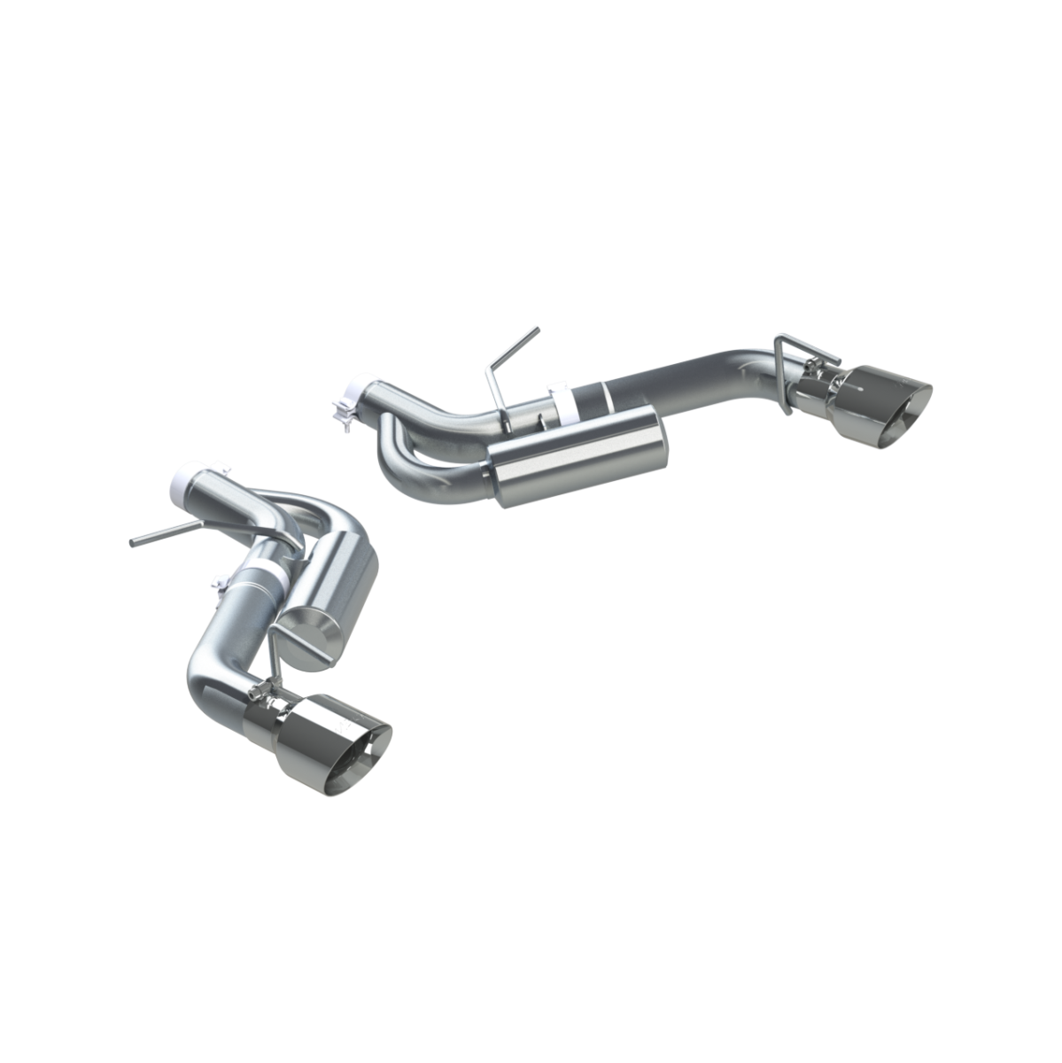 MBRP - MBRP Chevrolet 3 Inch Dual Axle Back Installer Series Dual Tips For 16-20 Chevrolet Camaro SS S7034AL