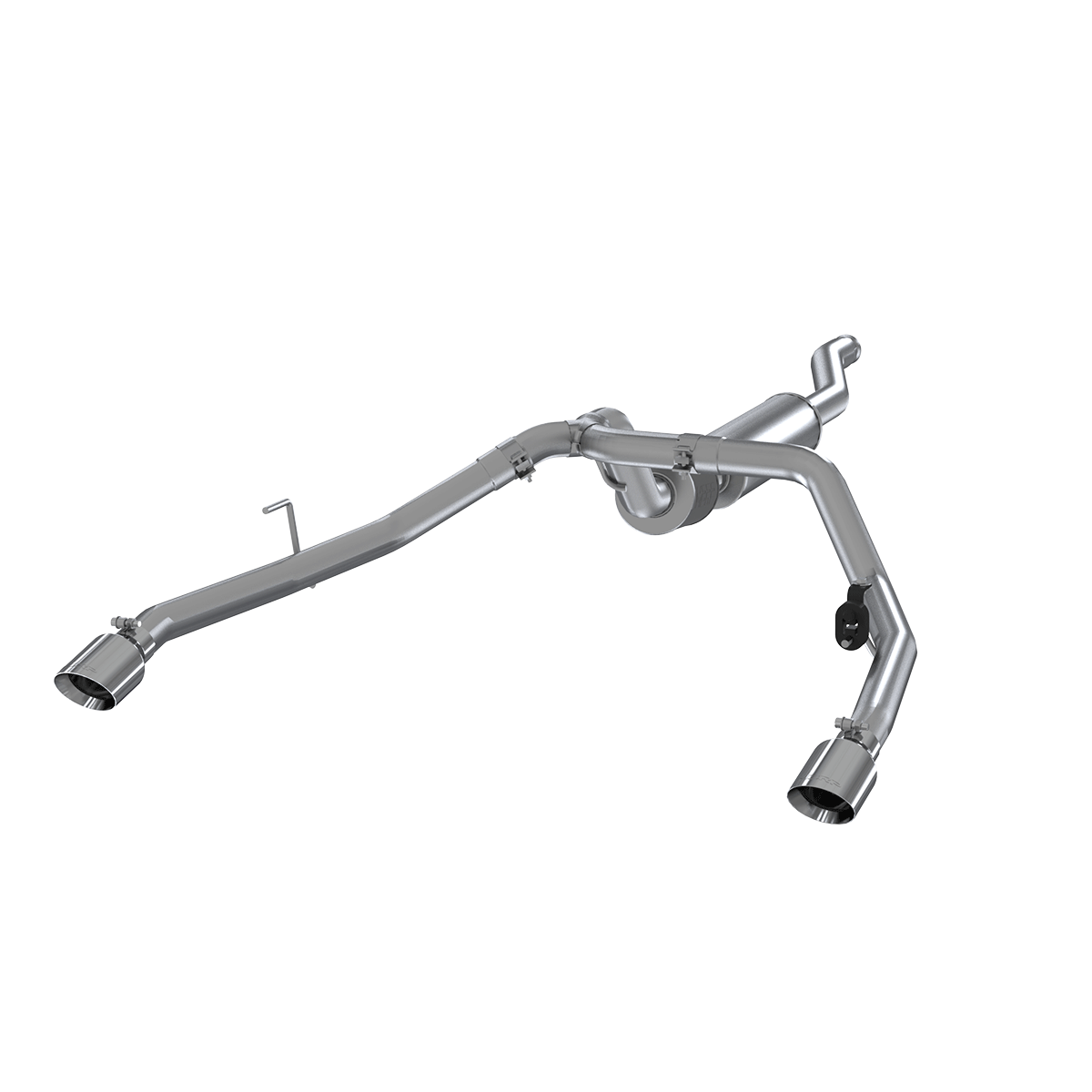 MBRP - MBRP Jeep 2.5 Inch Cat Back Exhaust System Dual Rear Exit Pro Series For 20-20 Jeep Gladiator 3.6L S5538304