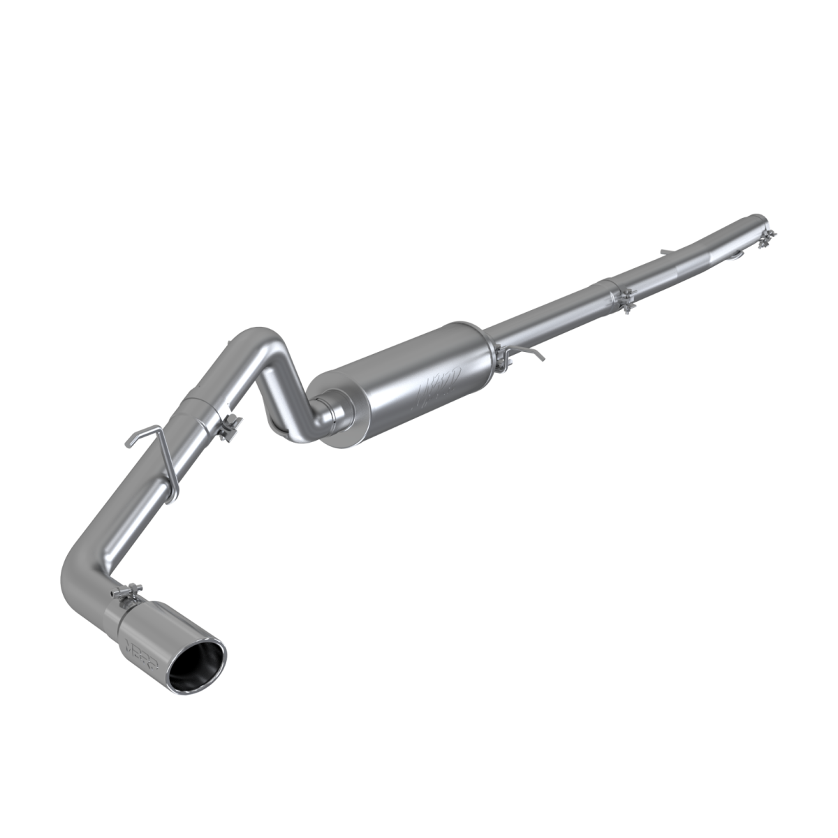 MBRP - MBRP 3 Inch Cat Back Exhaust System Single Side Exit Aluminized Steel For 19-20 Ford Ranger EcoBoost 2.3L S5227AL