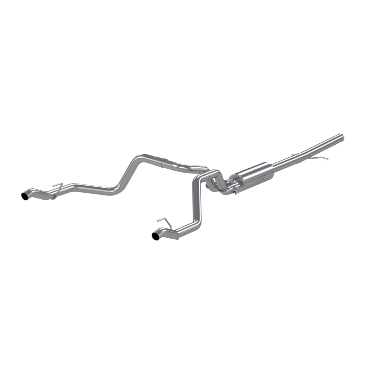 MBRP - MBRP 2.5 Inch Cat Back Exhaust System For 19-20 Silverado/Sierra 1500 5.3L Dual Rear 304 Stainless Steel S5085304