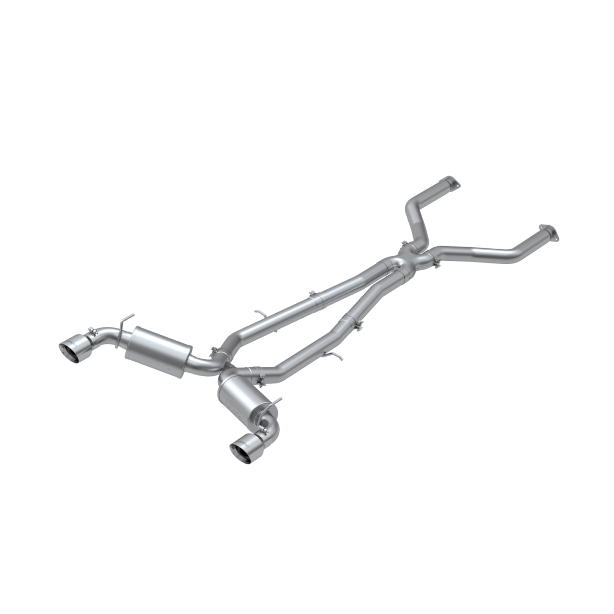MBRP - MBRP 3 Inch Cat Back Exhaust System Dual Rear For 17-20 Infiniti Q60 3.0L RWD/AWD T304 Stainless Steel S4404304