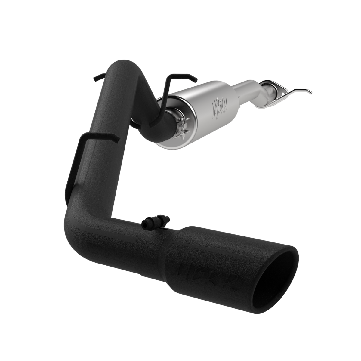 MBRP - MBRP 3 Inch Cat Back Exhaust System Single Side Black Coated For 17-20 Colorado/Canyon 2.5L/3.6L S5090BLK