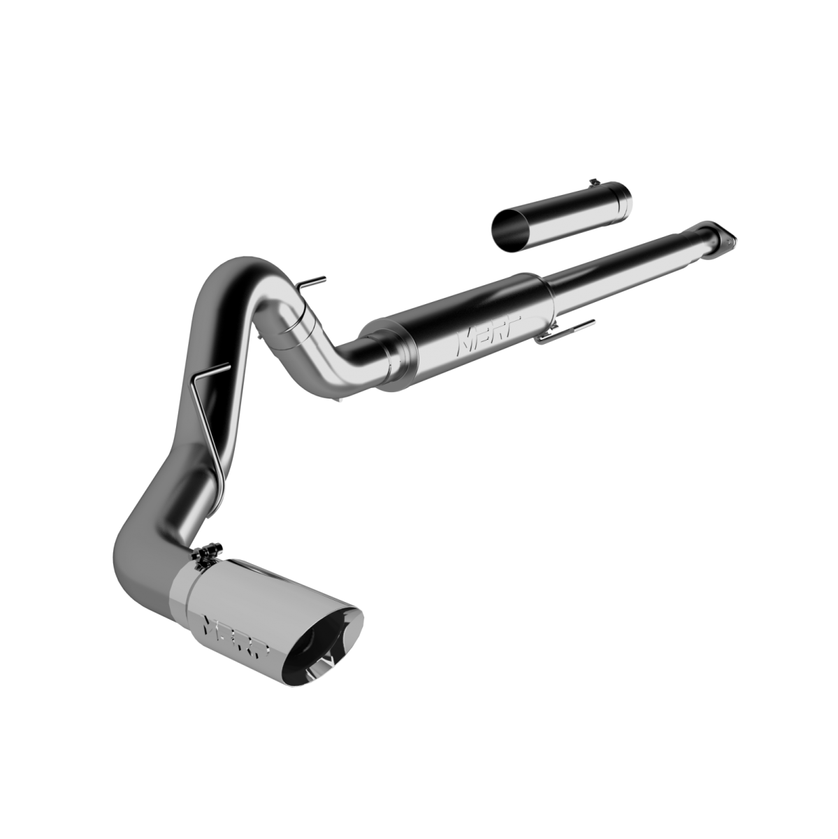 MBRP - MBRP 4 Inch Cat Back Exhaust System Single T304 Stainless Steel For 15-20 Ford F-150 2.7L/3.5L EcoBoost Excludes 19 F150 Limited S5259304