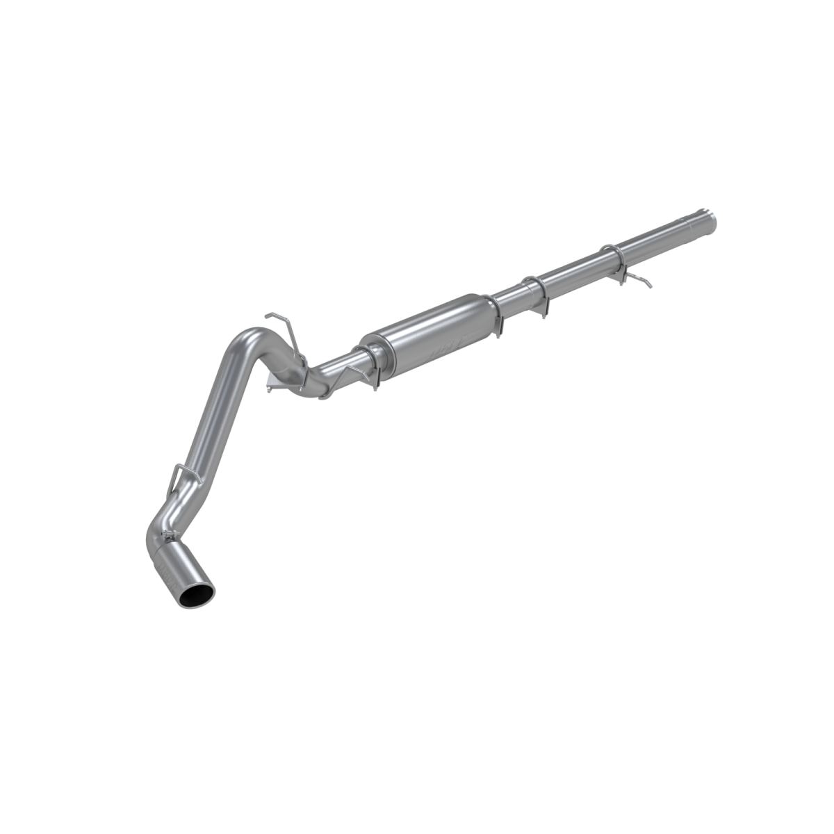 MBRP - MBRP 3 1/2 Inch Cat Back Exhaust System Single Side Exit For 14-18 Silverado/Sierra 1500 6.2L V8 1 Piece Driveshaft Only Aluminized Steel S5086AL