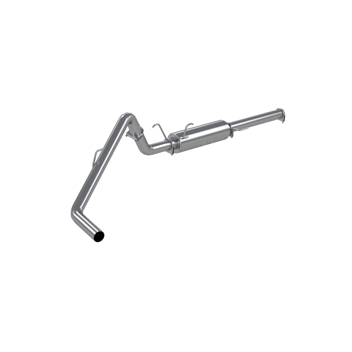 MBRP - MBRP Cat Back Exhaust System Single Side No Tip Aluminized Steel For 04-05 Dodge Ram Hemi 1500 5.7L Standard Cab/Crew Cab/Short Bed S5104P
