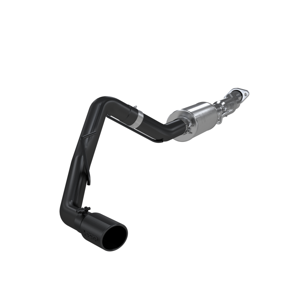 MBRP - MBRP Ford 3 Inch Cat Back Exhaust System Single Side Exit Black Series For 11-14 Ford F-150 5.0L S5230BLK