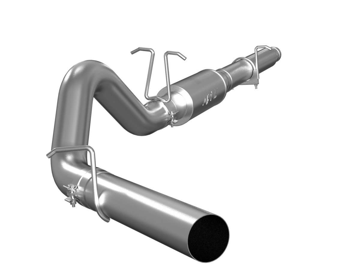 MBRP - MBRP Cat Back Exhaust System 4 Inch Single Side Exit No Tip Included Aluminized Steel For 99-04 Ford F-250/350 V-10 S5206P
