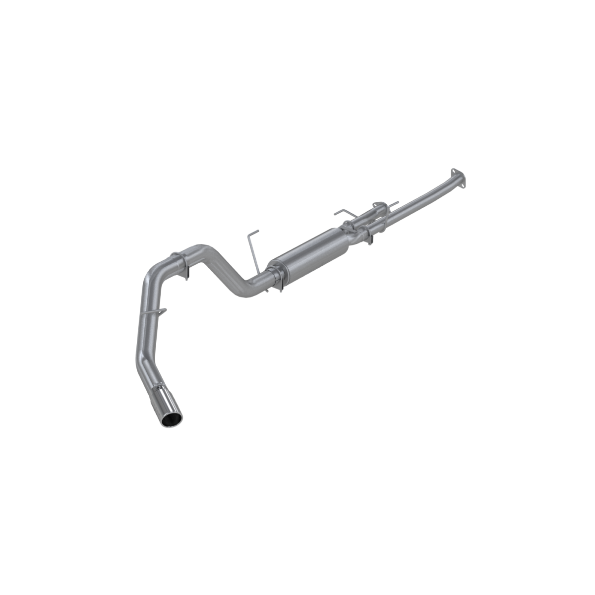 MBRP - MBRP Cat Back Exhaust System Single Side 4 Inch Tip Aluminized Steel For 09-20 Toyota Tundra S5314AL
