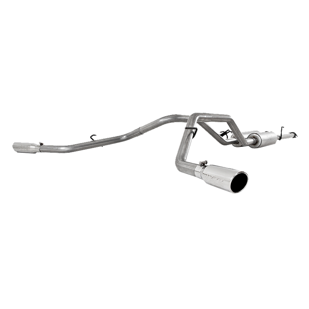 MBRP - MBRP Cat Back Exhaust System Dual Split Side T409 Stainless Steel For 09-20 Toyota Tundra S5316409