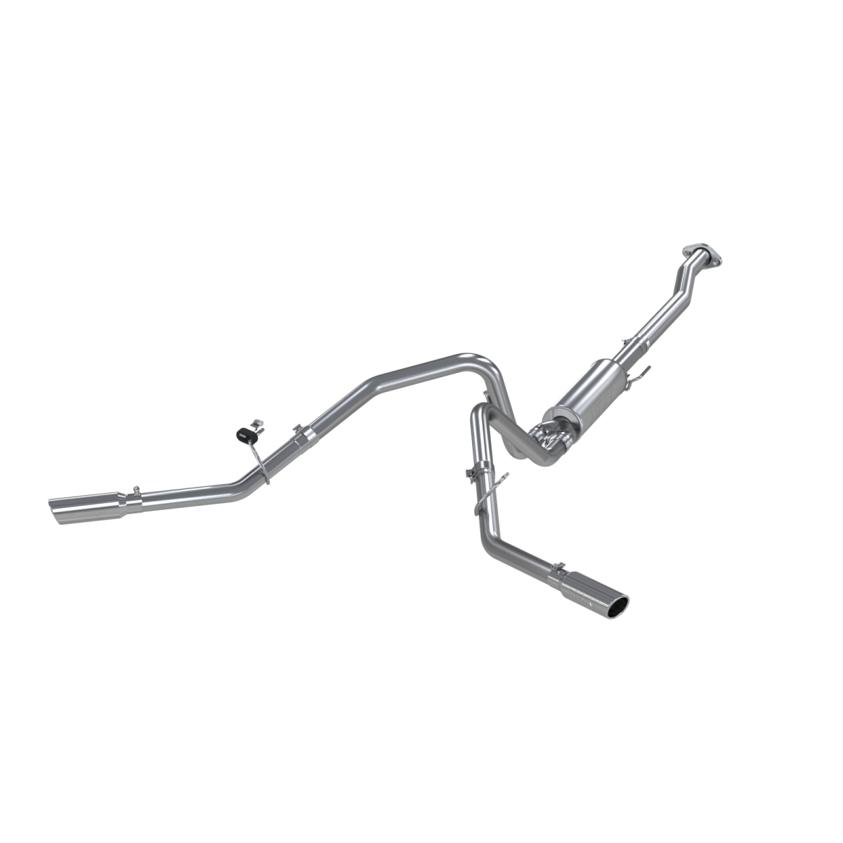 MBRP - MBRP Cat Back Exhaust System Dual Split Side Aluminized Steel For 09-10 Ford F-150 S5212AL