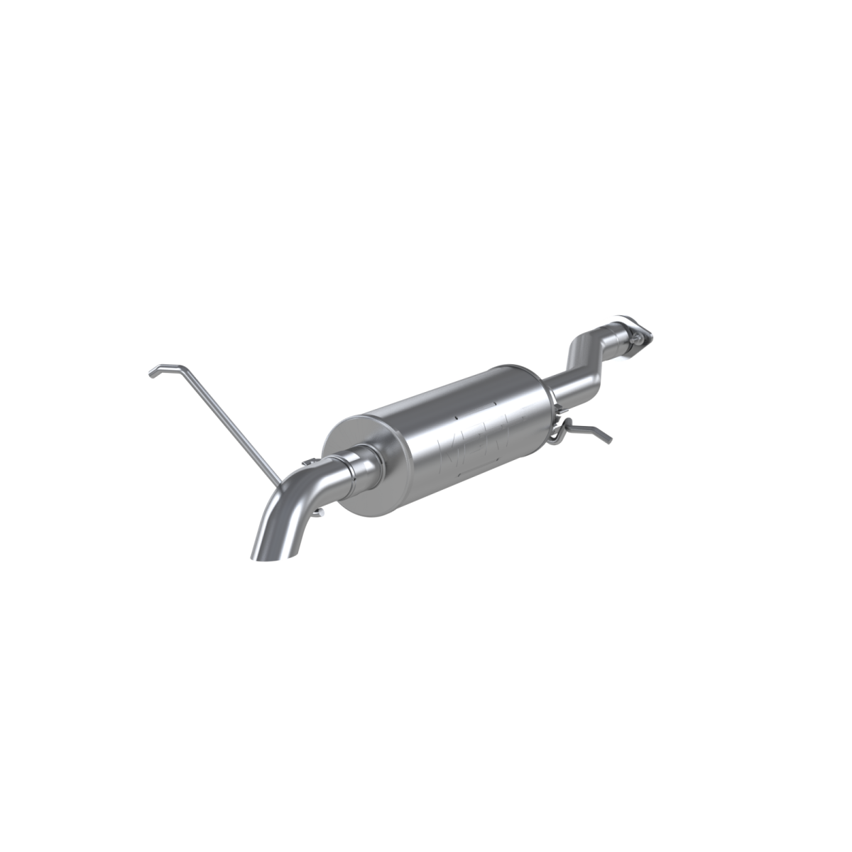 MBRP - MBRP 2.5 Inch Cat Back Exhaust System Before Axle Turn Down For 04-12 Colorado/Canyon Extended/Crew Cab Short Bed Aluminized Steel S5052AL