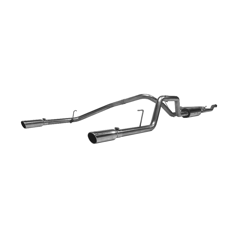 MBRP - MBRP Cat Back Exhaust System Dual Split Rear T409 Stainless Steel For 04-15 Nissan Titan 5.6L S5402409