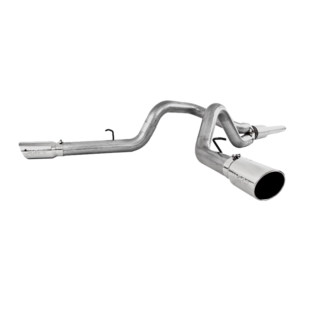 MBRP - MBRP Cat Back Exhaust System 4 Inch Dual Split Side Aluminized Steel For 99-04 Ford F-250/350 V-10 S5208AL